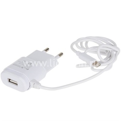 СЗУ ELTRONIC Lightning (2100mAh) в коробке (белый)