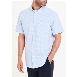 Lincoln Short Sleeve Gingham Oxford Shirt