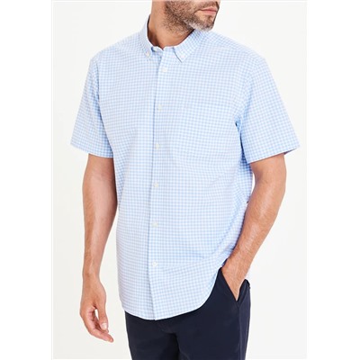 Lincoln Short Sleeve Gingham Oxford Shirt
