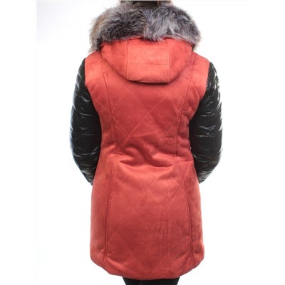 5137 TERRACOTTA Парка женская зимняя (150 гр синтепон, искусственный мех)