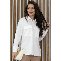 Поло рубашка Алькор (белая) Б13256-10М