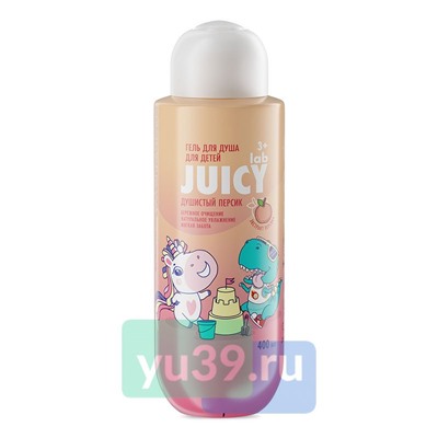 Гель для душа JUICY LAB ПЕРСИК детский 400мл