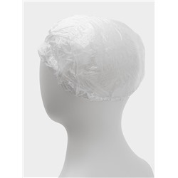 Шапочка для душа Доляна, прозрачная, полиэтилен