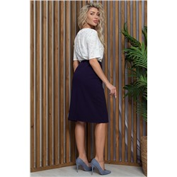 Юбка Трендовая вещь (темно-синяя) Ю13185-8М
