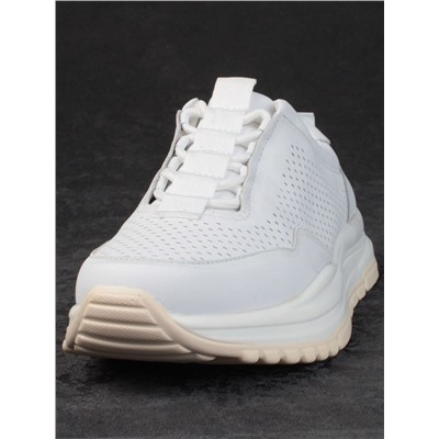 05-PDL250-1 WHITE Кроссовки женские (натуральная кожа)