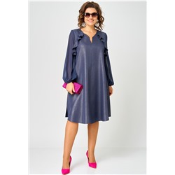 Платье EVA GRANT 7322А т.синий