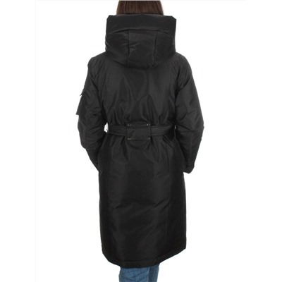 EAC293 BLACK Куртка зимняя женская (200 гр. холлофайбера)