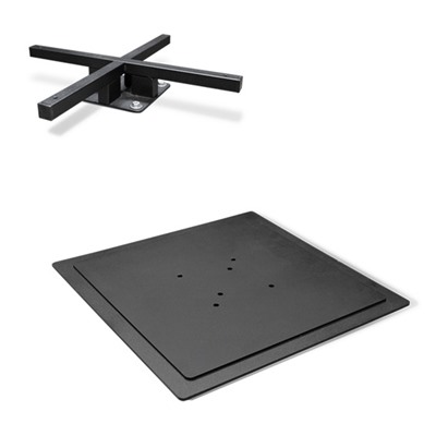 Стол SHT-TU5-BS1/TT55 80/80 МДФ/АБС-пластик
                        чёрный муар / чёрный