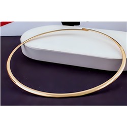 Дизайнерский чокер-обруч Золотая дуга + Подарок