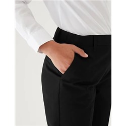 Girls' Regular Fit Skin Kind™ School Trousers (2-18 Yrs)