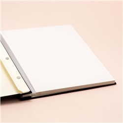 Фотоальбом с магнитными листами "Textile", black