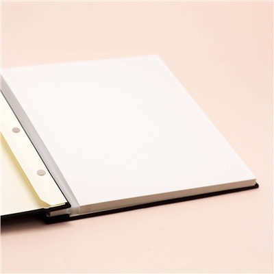 Фотоальбом с магнитными листами "Textile", black