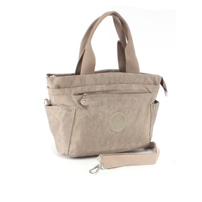 Сумка женская текстиль BoBo-6681-1,  1отд,  4внеш карм,  плечевой ремень,  какао 254073