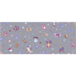 Вафельное полотно набивное / Колядки 2