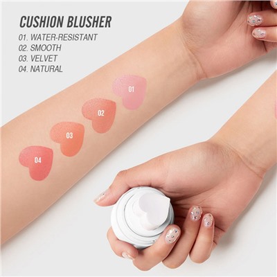 Румяна O.TWO.O Eternal Heart Cushion Blusher № CB03 6 ml