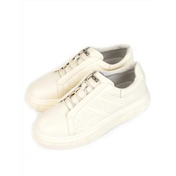 05-PDL256-2 LT. BEIGE Кроссовки женские (натуральная кожа)