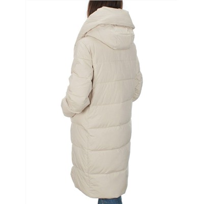 2108 LT.BEIGE Пальто зимнее женское (200 гр .холлофайбер)