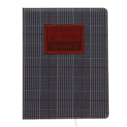 Дневник школьный для 1-11 классов Grey, твёрдая обложка, искусственная кожа, с поролоном, ляссе, 80 г/м²