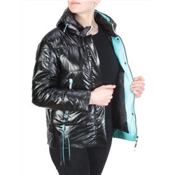 8262 BLACK Куртка демисезонная женская BAOFANI (100 гр. синтепон)