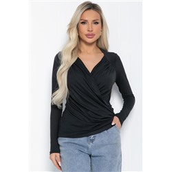 Лонгслив Нежное прикосновение (черный) Б12515-7