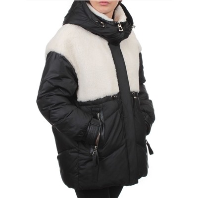 350-X01 BLACK Куртка зимняя женская (200 гр. холлофайбер)
