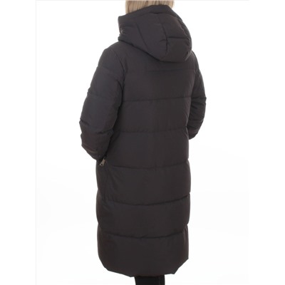 2129 DK. GRAY Пальто зимнее женское (200 гр. холлофайбер)