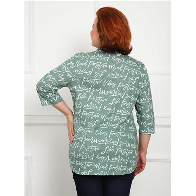 Рубашка Дактиль зелёный ИвК