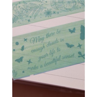 Набор декоративного скотча 10 шт. "Night magic", green, шоу-бокс 8 шт.