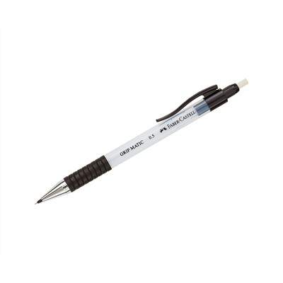 Карандаш механический Faber-Castell "Grip Matic"+грифели, 0,5мм, небесный, блистер