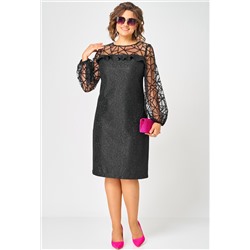 Платье EVA GRANT 7284С графит