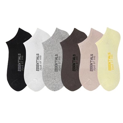 Solid trend cotton invisible socks for men and women, European style
