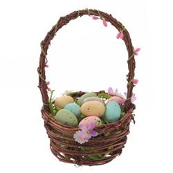 GAEM Изделие декоративное "Корзинка пасхальная", L11 W11 H19 см