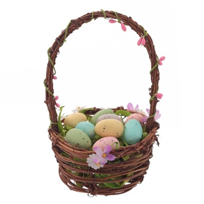 GAEM Изделие декоративное "Корзинка пасхальная", L11 W11 H19 см
