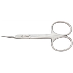 KAIZER Ножницы маникюрные для кутикулы закругленные, матовые,  ручная алмазная заточка, 20 мм длина режущей части (9881)