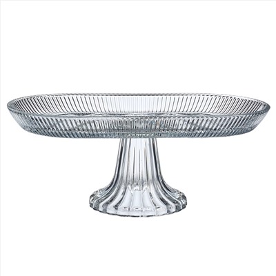 БЛЮДО НА НОЖКЕ ОВАЛЬНОЕ 28*14*12 СМ