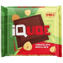 Айкуб/IQube chocolate hazelnut шоколад с фундуком 70гр