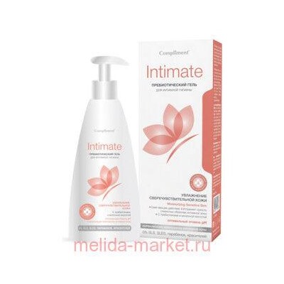 Compliment Intimate Гель для интимной гигиены с пребиотиками 250 мл