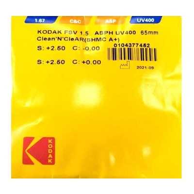 Линза Kodak 1.5 Clean'N'CleAR астигматические