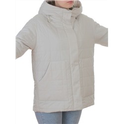 9607 MILK Куртка стеганная демисезонная женская (100 гр. холлофайбер)