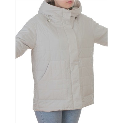 9607 MILK Куртка стеганная демисезонная женская (100 гр. холлофайбер)