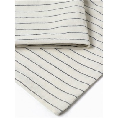 Постельное бельё Этель 1.5 сп White stripes 155х210 см,160х240 см,50х70-2шт, 100% жатый хлопок, 140 гр/м2