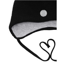 Шапка утепленная для мальчика NIKASTYLE 11з15524 Черный