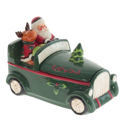 GAEM Конфетница "Санта",, 1500 мл, L25 W16 H16 см