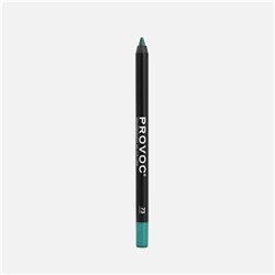 Provoc Гелевый карандаш-подводка для глаз водостойкий / Semi Permanent Gel Eye Liner №73 Fairytale, цвет морской волны светлый