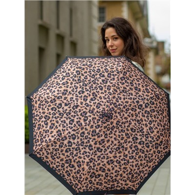 L354-4421 PaintedLeopard (Раскрашенный леопард) Зонт женский механика Fulton