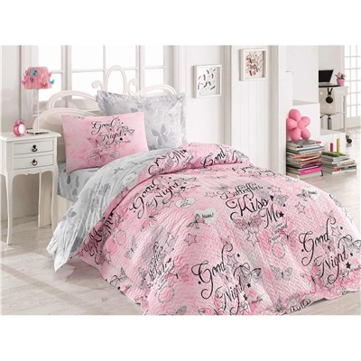 Подростковое КПБ со Стеганным Пододеяльником Ранфорс Girls&Boys - cotton box