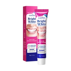 Отбеливающая зубная паста против зубного камня «Мята-Сакура» SADOER Sakura Mint Whitening toothpaste, 100 гр