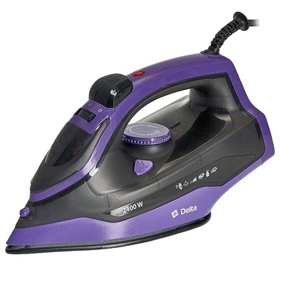 Утюг DELTA DL-353 2400Вт черный с фиолетовым  (10) оптом