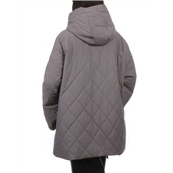 F-801 GRAY Куртка демисезонная женская (100 гр. холлофайбер)