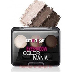 BelorDesign Тени 3 цвета COLOR MANIA тон 034 кремовый серый